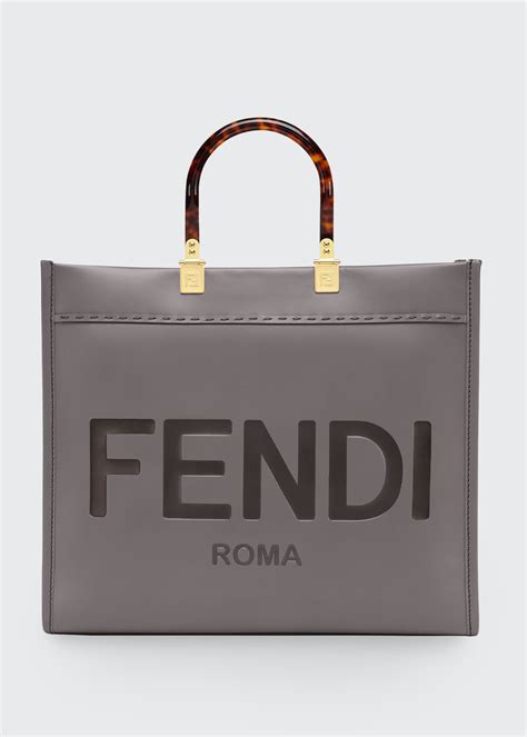 fendi shopper con interni gialli|fendi sunshine leather bag.